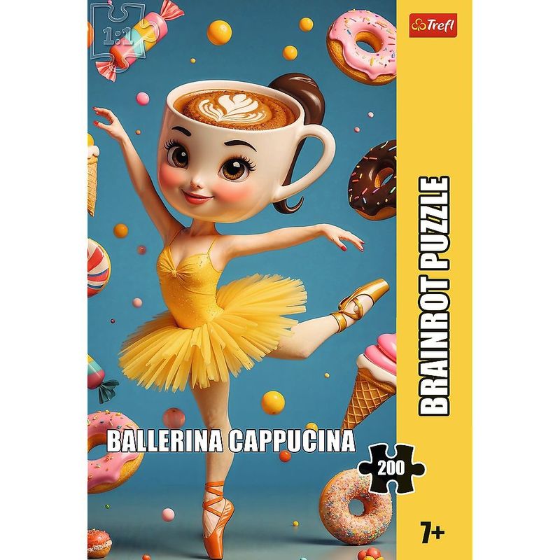 Jucarii, Copii si Bebe - Jucarii si jocuri - Jocuri si puzzle - Puzzle - Puzzle trefl 200 brainrots balerina cappucina - Infinity.ro