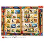 Jucarii, Copii si Bebe - Jucarii si jocuri - Jocuri si puzzle - Puzzle - Puzzle trefl 1000 colectia de timbre atlasul pasarilor - Infinity.ro
