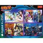 Jucarii, Copii si Bebe - Jucarii si jocuri - Jocuri si puzzle - Puzzle - Puzzle trefl 4x250 naruto shippuden aventurile lui naruto uzumaki - Infinity.ro