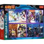 Jucarii, Copii si Bebe - Jucarii si jocuri - Jocuri si puzzle - Puzzle - Puzzle trefl 4x250 naruto shippuden aventurile lui naruto uzumaki - Infinity.ro