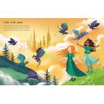 Carti si Birotica - Carti - Carti pentru copii - Carti interactive - Sticker Dolly Dressing Magical Kingdom – Carte cu stickere pentru copii 5+ ani, Usborne - Infinity.ro