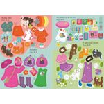 Carti si Birotica - Carti - Carti pentru copii - Carti interactive - Little Sticker Dolly Dressing Kittens – Carte cu stickere pentru copii 4+ ani, Usborne - Infinity.ro