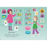 Carti si Birotica - Carti - Carti pentru copii - Carti interactive - Little Sticker Dolly Dressing Kittens – Carte cu stickere pentru copii 4+ ani, Usborne - Infinity.ro