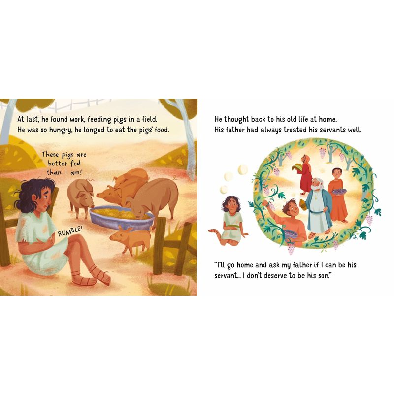 Carti si Birotica - Carti - Carti pentru copii - Carti interactive - The Prodigal Son – Carte pentru copii 18+ luni, Usborne - Infinity.ro