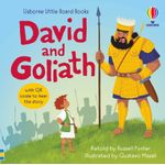 Carti si Birotica - Carti - Carti pentru copii - Carti interactive - David and Goliath – Carte pentru copii 18+ luni, Usborne - Infinity.ro
