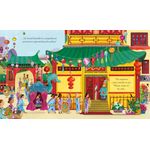Carti si Birotica - Carti - Carti pentru copii - Carti interactive - Peep Inside a Fairy Tale Aladdin – Carte cu clapete pentru copii 3+ ani, Usborne - Infinity.ro