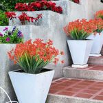 Casa si Gradina - Decoratiuni - Obiecte decorative - Plante artificiale - Flori ornamentale artificiale ROSII set 10 buc - Infinity.ro