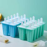 Casa si Gradina - Bucatarie si vesela - Accesorii bar - Forme cuburi de gheata - Forme de inghetata din silicon fara BPA- set 10 bucati - Infinity.ro