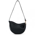 Fashion, accesorii si bijuterii - Femei - Accesorii femei - Genti si rucsacuri femei - Poseta eleganta de umar neagra din piele PU, cu magnet si curea ajustabila - Infinity.ro