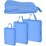 Sport si Outdoor - Articole de voiaj - Genti voiaj - Organizatoare spatiu valize si bagaje-set 4 piese albastre - Infinity.ro