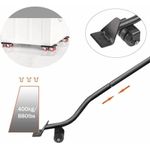 Casa si Gradina - Constructii - Depozitare, transport si protectie - Echipamente pentru transport si ridicat - Set ridicat si transport mobila in casa cu 4 role cu franare si parghie ridicat, sarcina max 400 kg - Infinity.ro