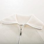 Fashion, accesorii si bijuterii - Copii - Imbracaminte copii - Bluze si camasi copii - Cardigan, bluza tricotata cu maneci lungi si fermoar dublu pentru fete 7 ani - Infinity.ro