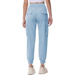 Fashion, accesorii si bijuterii - Femei - Imbracaminte femei - Pantaloni femei - Pantaloni sport respirabili pentru femei, cu buzunare si talie elastica, lungi bleu XL - Infinity.ro