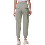 Fashion, accesorii si bijuterii - Femei - Imbracaminte femei - Pantaloni femei - Pantaloni sport respirabili pentru femei, cu buzunare si talie elastica, lungi crem XL - Infinity.ro