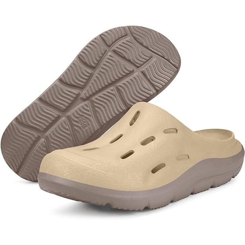 Fashion, accesorii si bijuterii - Barbati - Incaltaminte barbati - Slapi si papuci barbati - Saboti lejeri cu talpa ortopedica kaki 38/39 EU - Infinity.ro