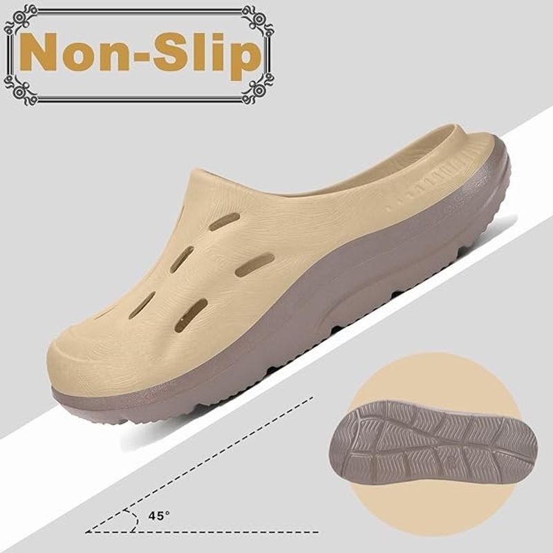 Fashion, accesorii si bijuterii - Barbati - Incaltaminte barbati - Slapi si papuci barbati - Saboti lejeri cu talpa ortopedica kaki 38/39 EU - Infinity.ro