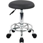 Carti si Birotica - Birotica - Accesorii de birou - Alte accesorii birou - Scaun negru rotund ajustabil pe inaltime 47.5x63 cm; 4 kg, cu suport de picioare - Infinity.ro