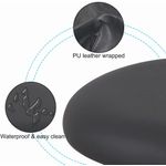 Carti si Birotica - Birotica - Accesorii de birou - Alte accesorii birou - Scaun negru rotund ajustabil pe inaltime 47.5x63 cm; 4 kg, cu suport de picioare - Infinity.ro