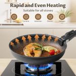 Casa si Gradina - Bucatarie si vesela - Ustensile bucatarie - Seturi ustensile de bucatarie - Set 4 tigai cu maner detasabil, ceramica antiaderenta Inductie & cuptor, negre - Infinity.ro