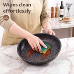 Casa si Gradina - Bucatarie si vesela - Ustensile bucatarie - Seturi ustensile de bucatarie - Set 4 tigai cu maner detasabil, ceramica antiaderenta Inductie & cuptor, negre - Infinity.ro