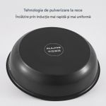 Casa si Gradina - Bucatarie si vesela - Ustensile bucatarie - Seturi ustensile de bucatarie - Set 9 piese oale cu maner detasabil, ceramica antiaderenta Inductie & cuptor, negre - Infinity.ro