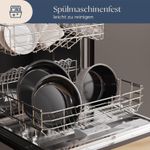 Casa si Gradina - Bucatarie si vesela - Ustensile bucatarie - Seturi ustensile de bucatarie - Set 9 piese oale cu maner detasabil, ceramica antiaderenta Inductie & cuptor, gri - Infinity.ro