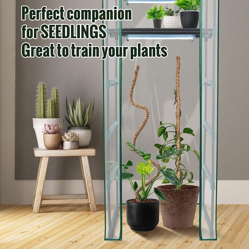 Casa si Gradina - Gradinarit si plante - Plante si ghivece - Ghivece si suporturi - Stalpi ajustabili pentru sprijin plante de casa, set 3x76 cm - Infinity.ro