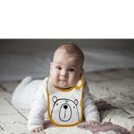 Jucarii, Copii si Bebe - Hrana si alaptare - Biberoane, suzete si accesorii hranire - Articole hranire bebelusi - Baveta din bumbac BabyJem (Culoare: Bleu) - Infinity.ro