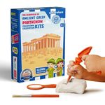Jucarii, Copii si Bebe - Jucarii si jocuri - Jucarii & jocuri educative - Jocuri si jucarii educative - Arkerobox - Set arheologic educational si puzzle 3D, Grecia antica, Parthenon - Infinity.ro