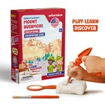Jucarii, Copii si Bebe - Jucarii si jocuri - Jucarii & jocuri educative - Jocuri si jucarii educative - Arkerobox - Set arheologic educational si puzzle 3D, Mount Rushmore - Infinity.ro