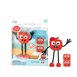 Jucarii, Copii si Bebe - Jucarii si jocuri - Jucarii bebelusi - Jucarii interactive bebelusi - Jucarie senzoriala luminoasa Sammy - Glo Pal, rosu - Infinity.ro