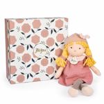 Jucarii, Copii si Bebe - Jucarii si jocuri - Papusi si accesorii - Papusi - Papusa Eva, 30 cm, material textil, roz - Infinity.ro