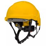 Casa si Gradina - Constructii - Echipamente de lucru - Casca protectia muncii - Casca de protectie pentru lucrul la inaltime, ABS, galbena, curea barbie reglabila, 51-63 cm, NEO - Infinity.ro