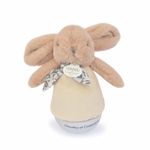 Casa si Gradina - Corpuri si surse de iluminat - Veioze si lampi - Lampi de veghe copii - Veioza muzicala iepuras pufos, 16 cm, bej - Infinity.ro