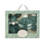 Jucarii, Copii si Bebe - Jucarii si jocuri - Jucarii de plus - Iepuras Doudou   - Set Botosei si Jucarie de Plus, verde - Infinity.ro