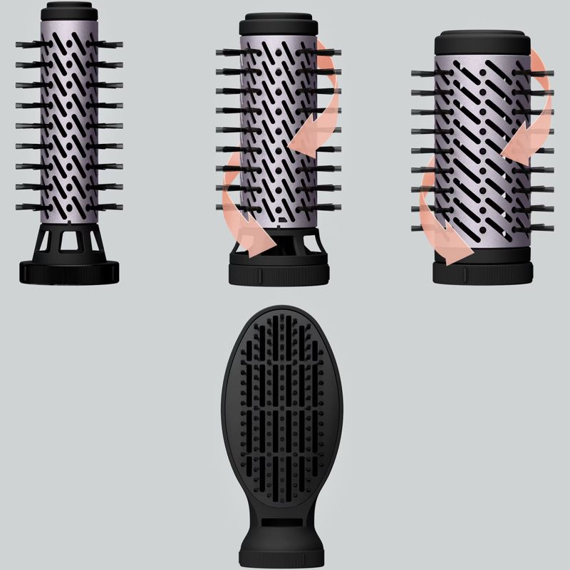 Ingrijire personala si Cosmetice - Aparate & accesorii ingrijire personala - Hair styling - Perii de par electrice - Perie rotativa cu aer cald Rowenta Brush Activ UB9534F0, 1000W, 2 trepte de viteza/temperatura - Infinity.ro