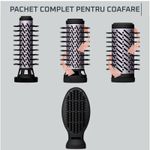 Ingrijire personala si Cosmetice - Aparate & accesorii ingrijire personala - Hair styling - Perii de par electrice - Perie rotativa cu aer cald Rowenta Brush Activ UB9534F0, 1000W, 2 trepte de viteza/temperatura - Infinity.ro