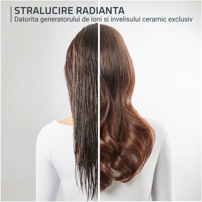 Ingrijire personala si Cosmetice - Aparate & accesorii ingrijire personala - Hair styling - Perii de par electrice - Perie rotativa cu aer cald Rowenta Brush Activ UB9534F0, 1000W, 2 trepte de viteza/temperatura - Infinity.ro