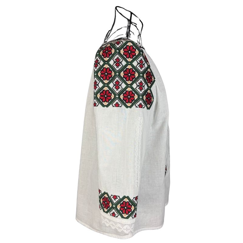 Fashion, accesorii si bijuterii - Femei - Imbracaminte femei - Camasi si bluze femei - Bluza dama 2IU26 alb/crem marimea S - Infinity.ro
