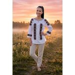 Fashion, accesorii si bijuterii - Femei - Imbracaminte femei - Camasi si bluze femei - Bluza dama 2IU26 alb/crem marimea S - Infinity.ro
