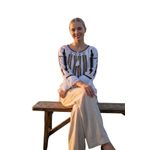 Fashion, accesorii si bijuterii - Femei - Imbracaminte femei - Camasi si bluze femei - Bluza dama 2IU26 alb/crem marimea S - Infinity.ro