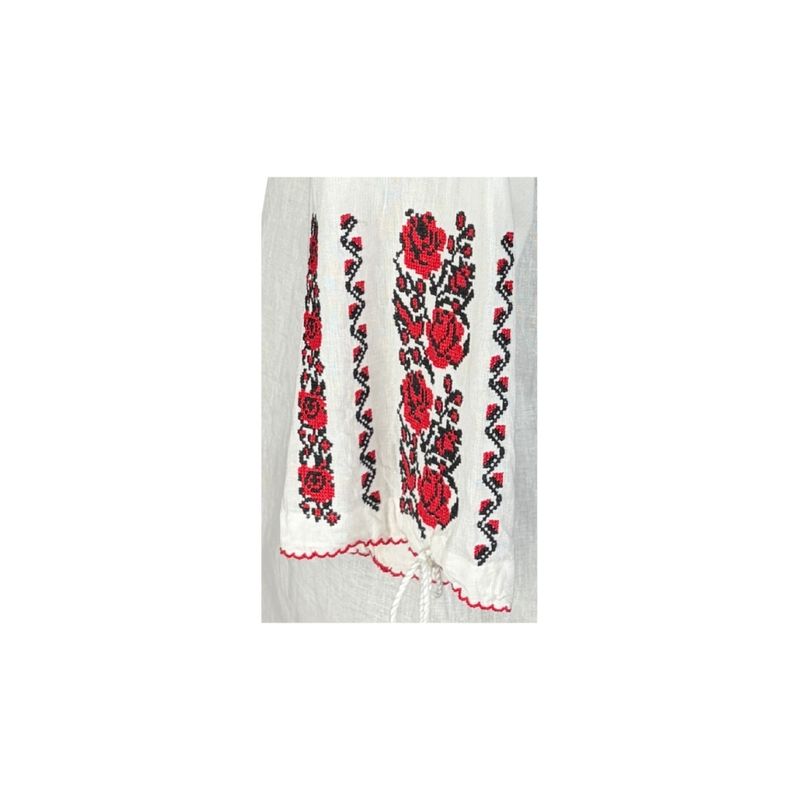 Fashion, accesorii si bijuterii - Femei - Imbracaminte femei - Camasi si bluze femei - Bluza dama 2IU26 alb/rosu marimea S - Infinity.ro