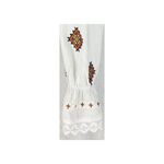 Fashion, accesorii si bijuterii - Femei - Imbracaminte femei - Camasi si bluze femei - Bluza dama IU26 alb/portocaliu marimea S - Infinity.ro