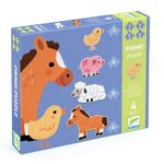 Jucarii, Copii si Bebe - Jucarii si jocuri - Jocuri si puzzle - Puzzle - Puzzle progresiv La ferma, Djeco - Infinity.ro
