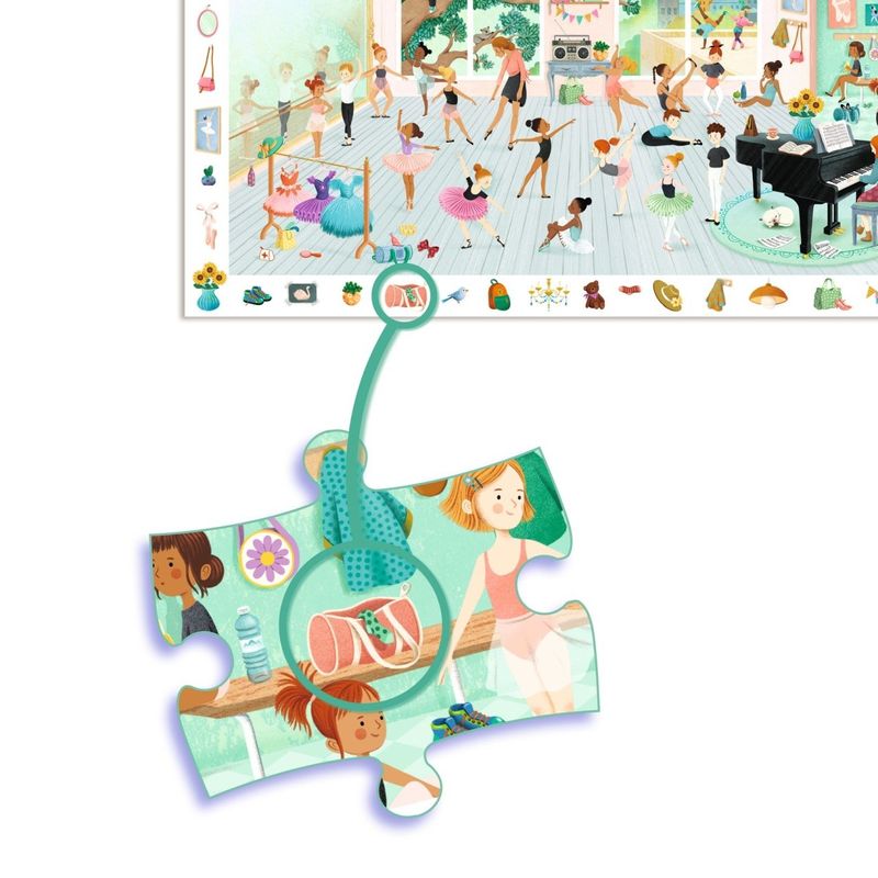 Jucarii, Copii si Bebe - Jucarii si jocuri - Jocuri si puzzle - Puzzle - Puzzle observatie Scoala de dans, Djeco - Infinity.ro
