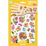 Ingrijire personala si Cosmetice - Ingrijire personala - Ingrijire corp - Tatuaje temporare - Tatuaje Flori colorate, Djeco - Infinity.ro