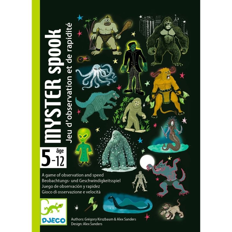 Jucarii, Copii si Bebe - Jucarii si jocuri - Jocuri si puzzle - Jocuri de societate - Joc de carti Myster spook, Djeco - Infinity.ro