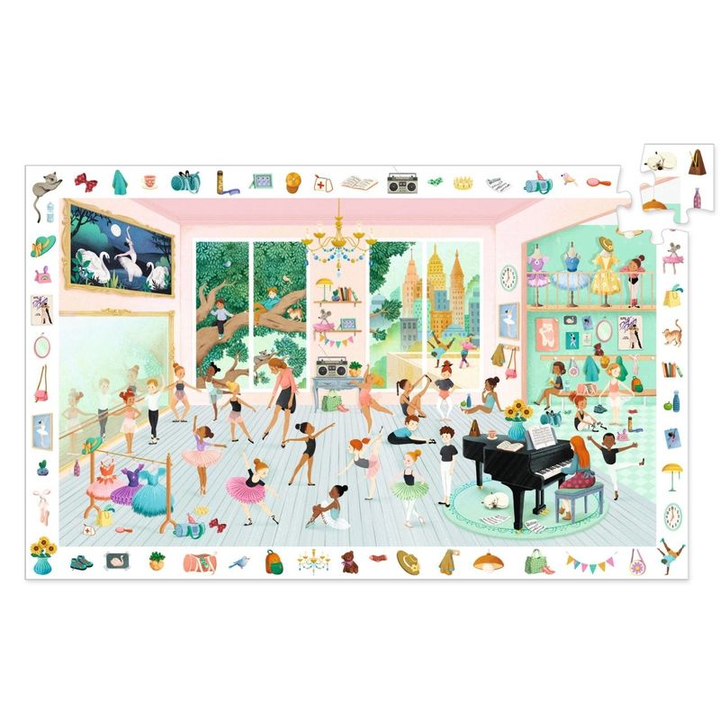 Jucarii, Copii si Bebe - Jucarii si jocuri - Jocuri si puzzle - Puzzle - Puzzle observatie Scoala de dans, Djeco - Infinity.ro