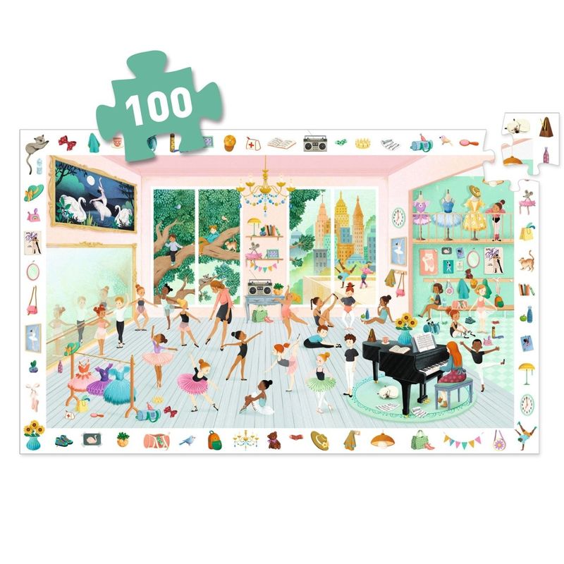 Jucarii, Copii si Bebe - Jucarii si jocuri - Jocuri si puzzle - Puzzle - Puzzle observatie Scoala de dans, Djeco - Infinity.ro