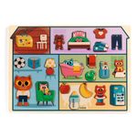 Jucarii, Copii si Bebe - Jucarii si jocuri - Jocuri si puzzle - Puzzle - Puzzle din lemn Acasa, Djeco - Infinity.ro